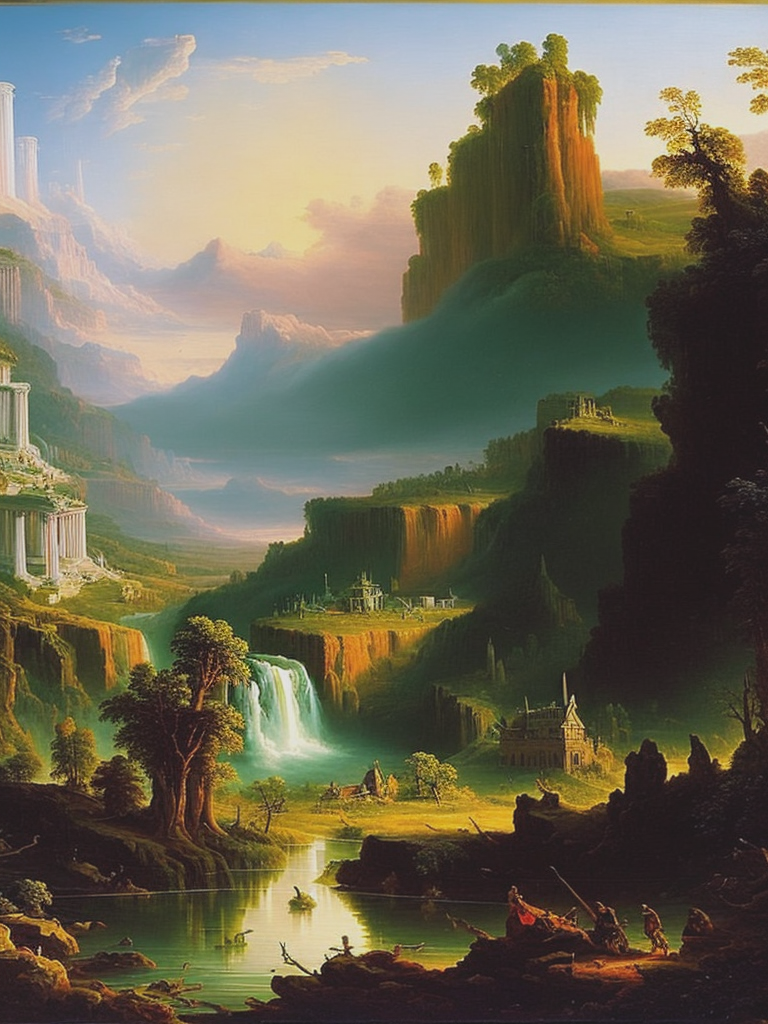 08796-2707820055-Post-apocalyptic landscape by Thomas Cole. Oil on canvas.png